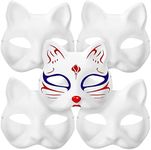 Ciieeo 5 Pcs White Face Paper Masks