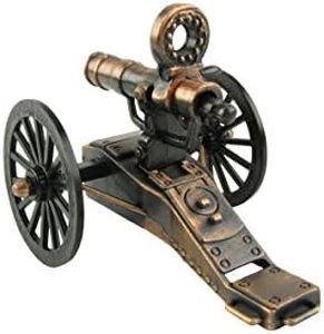 Civil War Era Hand Crank Gatling Gun Die Cast Miniature Replica Pencil Sharpener