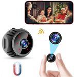 Hidden Spy Camera Mini HD 1080P Wireless WiFi Camera with Live Video Home Security Surveillance Cam with Motion Detection/Night Vision APP Control for Indoor Outdoor Car Nanny Cam