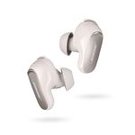 Bose QuietComfort Ultra Wireless Noise Cancelling Earbuds, Bluetooth Noise Cancelling Earbuds with Spatial Audio and World-Class Noise Cancellation, White Smoke