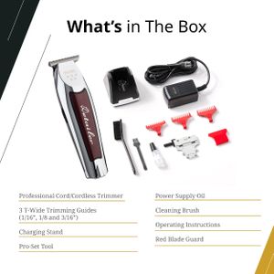 WAHL Cordless Detailer Li Trimmer – Professional Hair Clipper