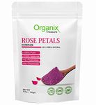 Organix Treasure Pure and Natural Double Filtered Rose Petal Powder For Skin, Face Pack Mask for Fairness, Tanning & Glowing Skin, (200gm)