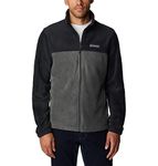 Columbia Men's Steens Mountain Full Zip 2.0, Black/Grill, Large