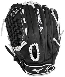 Mizuno GPSL1200F3 Prospect Select Fastpitch Softball Glove 12", Left Hand Throw, BLACK