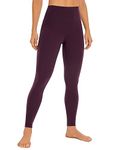 CRZ YOGA Butterluxe High Waisted Lounge Legging 28'' - Workout Leggings for Women Buttery Soft Yoga Pants Deep Purple Medium