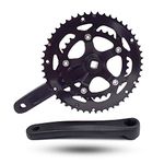 DRIFT MANIAC Bicycle Crankset 50/34T 52/42T 110BCD Square Taper for Road Treking Bike 170mm Crank Arm