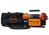 Grehge .O.A.B. 10.6 CFM PORTABLE 12V DUAL CYLINDER AIR COMPRESSOR | AIR HOSE | AUTO PRESSURE CUTOFF | HEAVY DUTY (M.O.A.B. Auto Air)