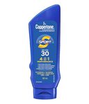 COPPERTONE Sport 4-in-1 Performance Sunscreen Lotion SPF 30, Water-Resistant and Lightweight Face and Body Sunscreen, Oxybenzone Free Sunscreen with Broad Spectrum UVA/UVB Sun Protection, 207 mL