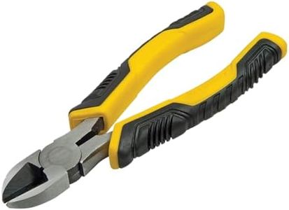 STANLEY STHT0-74362 Pince Coupante Diagonale, Jaune/Noir, 150 mm