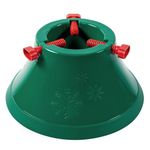 SOFTILLO XMAS Christmas Tree Stand for Real Trees - HEAVY DUTY - Holds Up To 8 Feet, Water Reservoir, Strong Holder Base Frame - Latest Extra Sturdy Design & Assembled In Minutes - Green