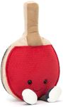 Jellycat Amuseables Table Tennis Paddle Toy, 11 inches | Ping Pong Plush | for Sports Fans