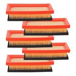 AWHLLRY 951-10298 Air Filter Compatible with Cub Cadet 951-14632 SC100, Kohler 14 083 01-S, MTD 951-10298 Air Cleaner Lawn Mower Tractor 5 Pack