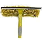 DOCAZOO, Window Squeegee and Scrubber Combo Attachment, 3 Squeegee Blades Included, Compatible with Any DocaPole