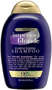 Ogx Blonde Enhance + Purple Toning Shampoo For Blonde Coloured Hair 385mL