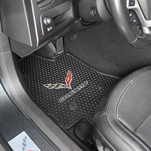 Lloyd Mats Corvette C7 Signature Rubber All Weather Floor Mats 2014-2019 2pc Set