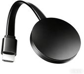 Chromecast Device for TV Miracast Display Dongle Adapter 4K Streaming Plug for TV Projector Play Dual-Band WiFi Compatible with Windows macOS Android iOS Airplay DLNA No Lag HD Audio and Video