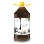 Farm Naturelle 100% Pure & Unrefined Cold Pressed Black Sesame (Gingelly) Oil – 5L Plastic Bottle | Kolhu/Kacchi Ghani/Chekku | Natural Daily Cooking Oil | Chemical-Free | Rich Aroma & Flavour