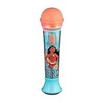 ekids Disney Princess Moana Toy Microphone for Kids, Musical Toy for Girls with Built-in Music, Kids Microphone Designed For Fans of Moana Toys for Girls