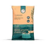 GirOrganic Stoneground 1 kg Khapli Wheat Atta/Flour | Nutrient-Rich Flour for Sourdough, Rotis, and More | Organic, High Protein & Fiber, Sugar Control, Easy Digestion | 100% Whole Emmer Wheat