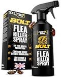 Pest X Pro Bolt Flea Killer Spray 500ml – Fast-Acting Permethrin Formula – Flea Spray for The Home, Carpets, Furniture – Non-Staining – Low Odour – Strong Household Flea Treatment and Pest Control