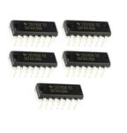 INVENTO 5Pcs 74HC86N 7486 ic XOR Gate Logic Gate, HC Family, 4 Gate, 2 Input, 5.2 mA, 2V to 6V, DIP-14