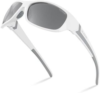 DEAFRAIN Polarized Sports Sunglasses for Men Women Driving Fishing Cycling Running UV Protection