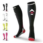 Rymora Compression Socks for Men and Women (Cushioned, Graduated Compression, Seamless)