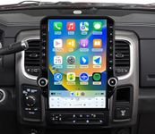 4G Network Radio for Dodge RAM 1500/2500/3500 2013-2018 Upgrade,8-Core Qualcomm 14inch QLED Touch Screen Stereo,CarPlay & Android Auto (Manual AC Only)