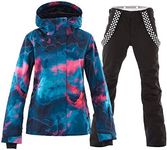 Women's Ski Jacket and Pants Set Wa