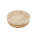 BambooMN 14.2" Hangiri Oke Sushi Rice Cooling Bowl/Tub, 1 Piece - Extra Large