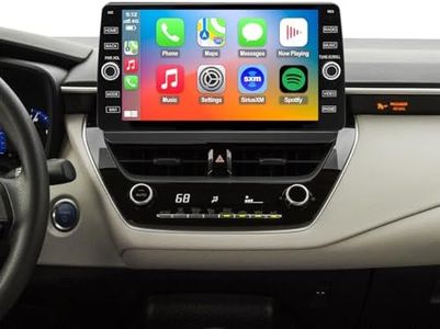 4G LTE QLED Radio for Toyota Corolla 2020 2021 2022 Upgrade,8-Core CPU Touch Screen Stereo,Wireless CarPlay & Android Auto,Support OEM SWC and Camera