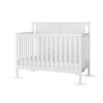 Child Craft Hampton Flat Top Convertible Crib (Matte White)