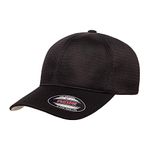 Flexfit Men's 360 Omnimesh Cap, Black, Small-Medium