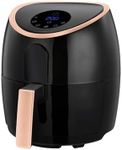 Healthy Choice Digital Air Fryer for Healthy Oil-Free Cooking - Multi-Use 1700W One Touch Digital Air Fryer for Deep Frying, Roasting, Baking & Grilling - 7.1L, Black & Rose Gold