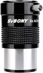 SVBONY SV118 Barlow Lens 1.25 inches 2X Achromatic Metal Barlow Lens for Astronomy Telescope Eyepiece