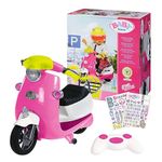 BABY born Glam RC Scooter for 43cm Dolls - Remote Control Toy - Easy for Small Hands, Creative Play Promotes Empathy & Social Skills - For Toddlers 3 Years & Up - Includes Two Sticker Sheets