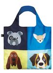 LOQI SC.DO Artist Stephen Cheetham Dogs Shopping Reusable Grocery Bag One Size