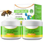 Bee Venom Cream for Arthritis Bee Venom Cream for Bone Pain Relief and Muscle Recovery Natural Bee Venom Gel, Pain and Bone Healing Cream 30g-2PACK (60g)