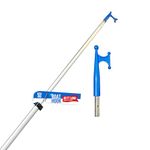 BTG GEAR 5 ft to 8.5 ft Marine-Grade Telescoping Boat Pole with Removable Hook for Docking, Floating, Extra-Strong Aluminum, Boats up to 40 ft