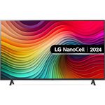 LG 65NANO81T6A 65-Inch 4K UHD Smart TV, (α5 AI Processor Gen7, Freeview Play and Amazon Alexa, 60Hz), Ashed Blue [Model 2024]