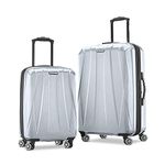 Samsonite Centric 2 Hardside Dual-Spinner 2pc set (co/md), Silver