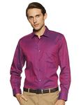 Van Heusen Men's Formal Regular Fit Shirt (8907522456037_Vhsf1M76876_44_Dark Pink)