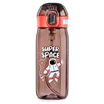 FunBlast Cute Water Bottle with Sipper, Water Bottle for kids, Sipper Bottle for Kids - Anti-leak Cartoon Kids Water Bottle for Kids (630 ML) (Astronaut) - Polypropylene, Pack of 1, Multicolor