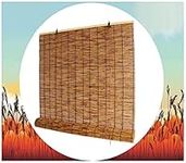 Natural Bamboo Roll-up Reed Blinds Sun Shade Blinds For Windows Door Home Office 28''Wx60''H 32''Wx60''H 36''Wx72''H 48''Wx72''H (Size : 24in Width x 66in High)