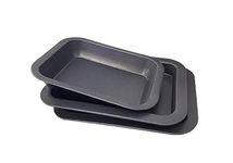 Samuel Groves 3 Piece Superior Double Non Stick Baking Roasting Tray Bake Set, UK Made