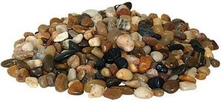 BestNest Panacea 71015 Polished River Pebbles, Assorted Colors, 7 lbs.