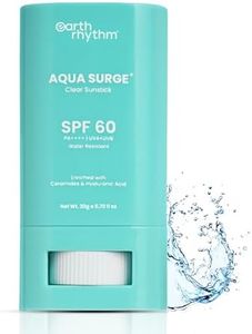 Earth Rhythm Aqua Surge Hydrating Sunstick SPF 60 PA++++. Ceramides & Hyaluronic Acid. No white Cast. No Parabens, Vegan.