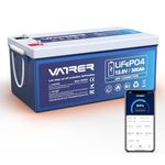 VATRER POWER 12V 300AH LiFePO4 Battery with Self-Heating, Built-in 200A BMS, Supports Low Temp Charging(-4°F), 5000+ Cycles Lithium Battery, Max 2560W Power, Perfect for RV/Camper, Solar, Off-Grid