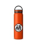 ALLNTRENDS Gym Water Bottle Training Symbol Workout Vacuum Bottle 24Oz (Orange)