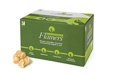 FLAMERS Premium Fire Starters, All Natural Woodwool/Refined Wax 200pcs ECO Friendly Value Bulk Box